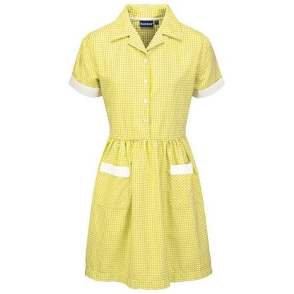 Yellow Gingham Summer Dress