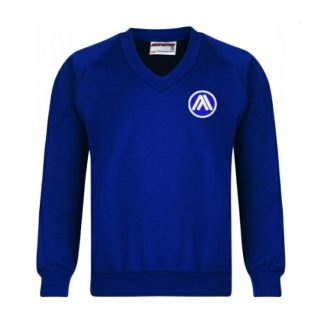 Royal Blue V-Neck Sweatshirts