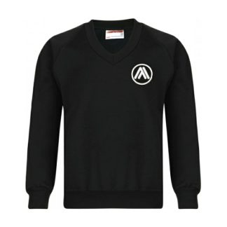 Black V-Neck Sweatshirts
