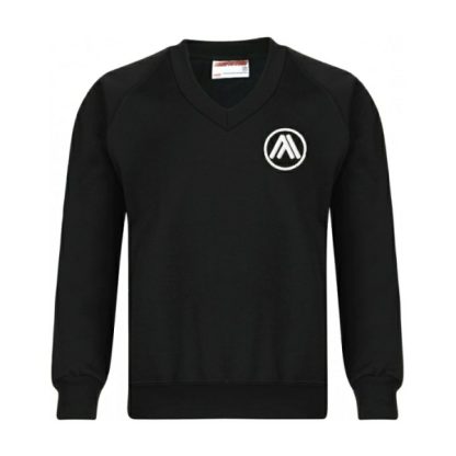 Black V-Neck Sweatshirts