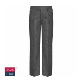 Slim Fit Flat Front Trousers
