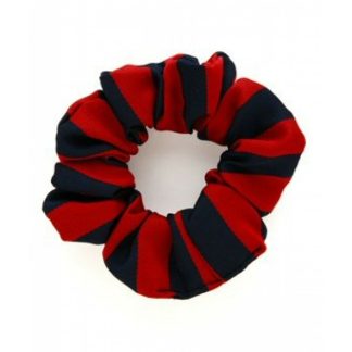 Navy & Red Scrunchie
