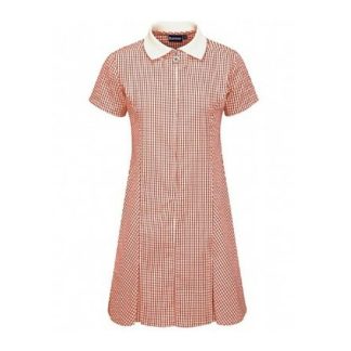 Red Gingham Summer Dress