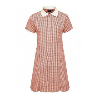 Red Gingham Summer Dress