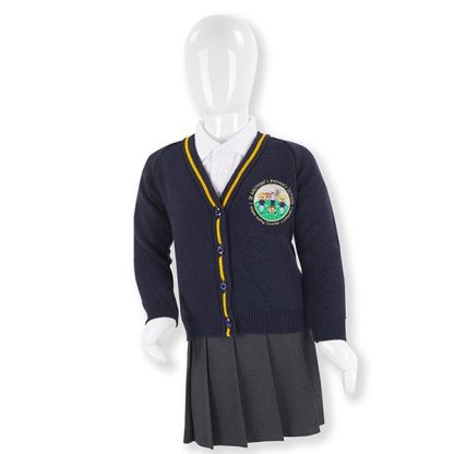 Navy Blue & Gold Knitted Cardigans