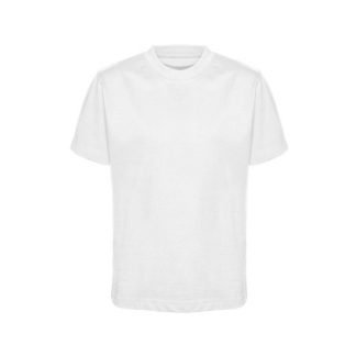 White Cotton PE T-Shirt