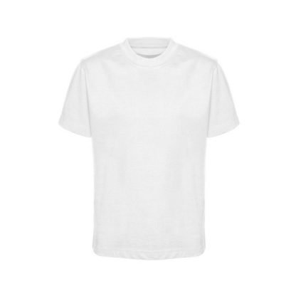 White Cotton PE T-Shirt