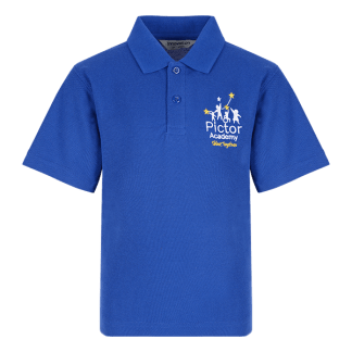 Blue School Polo Shirt