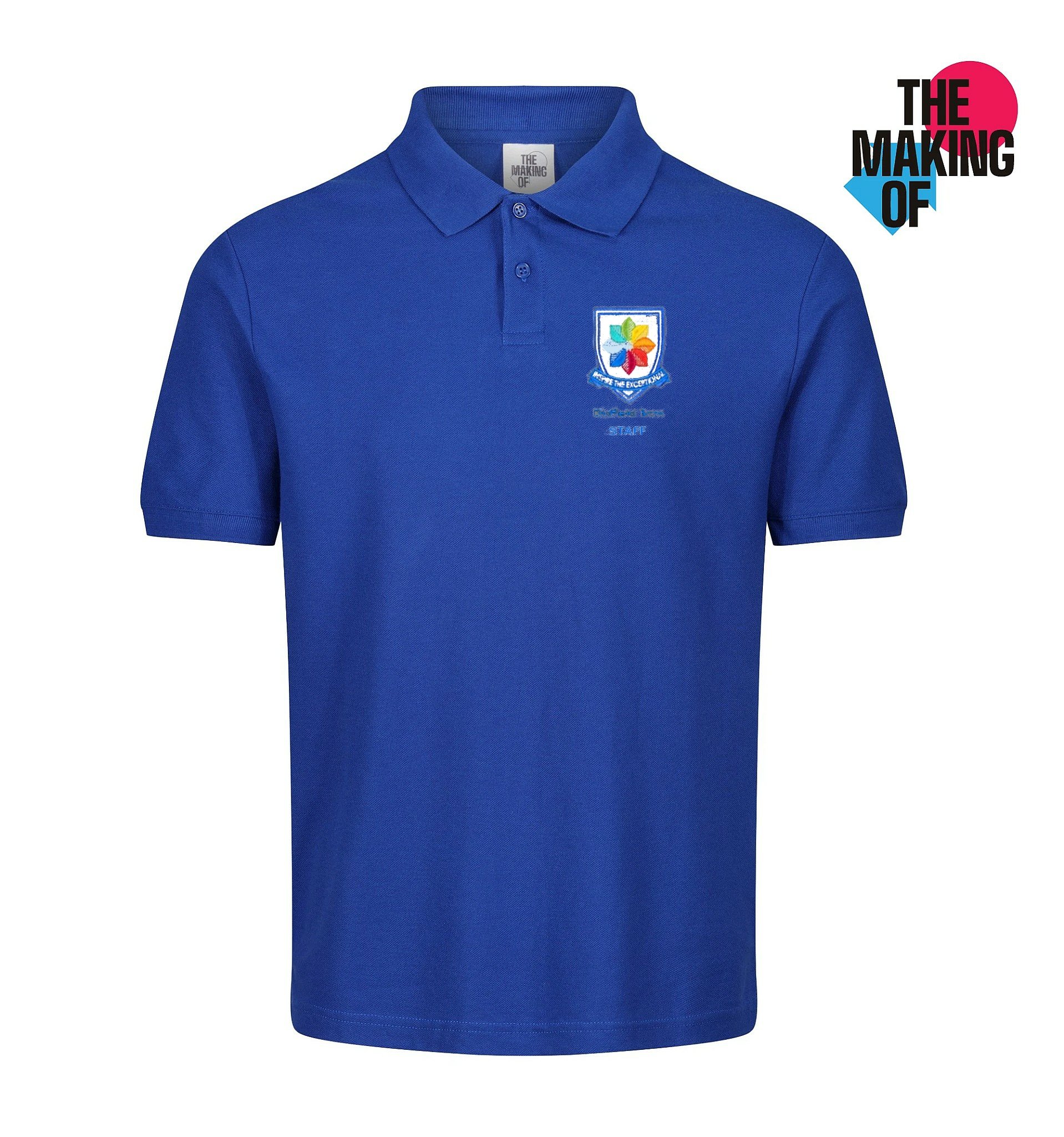 Royal Blue Staff Polo Shirt ( The making of )