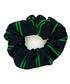 Navy & Green Scrunchie