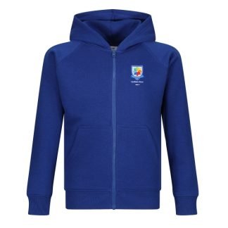 Royal Blue Staff Zipped Hoodie ( Woodbank )