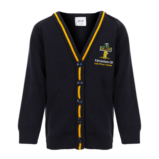 Navy Blue & Gold Knitted Cardigans